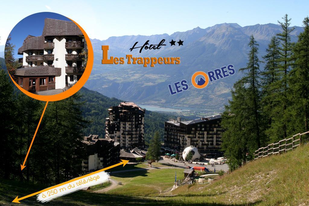 Hotel Les Trappeurs เลซอร์ ภายนอก รูปภาพ